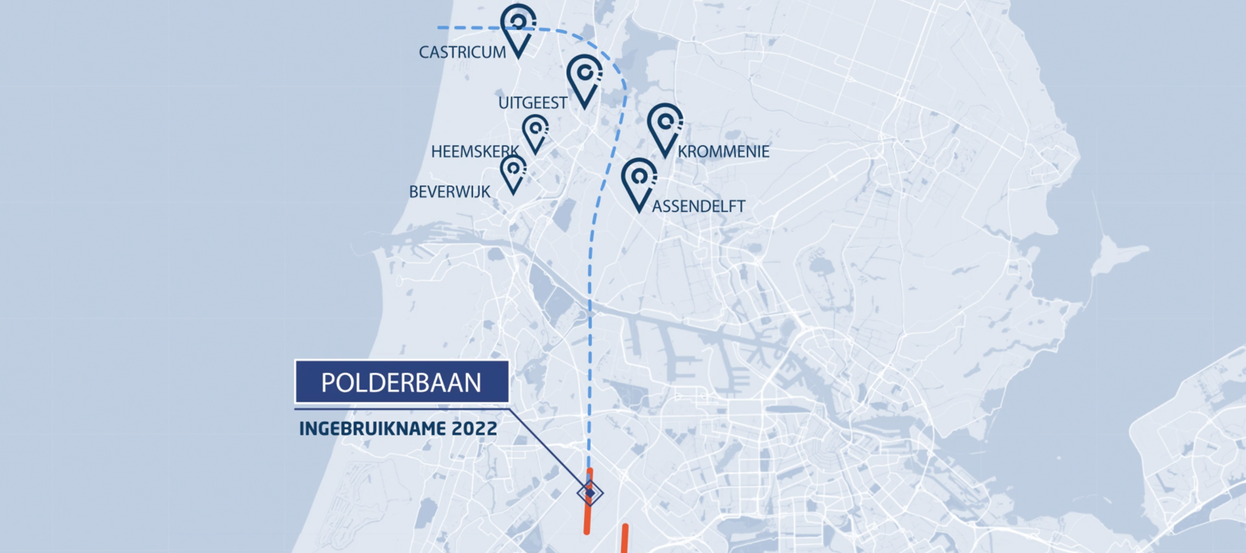  LVNL vermindert geluidshinder in de nacht voor bewoners in Noord-Holland