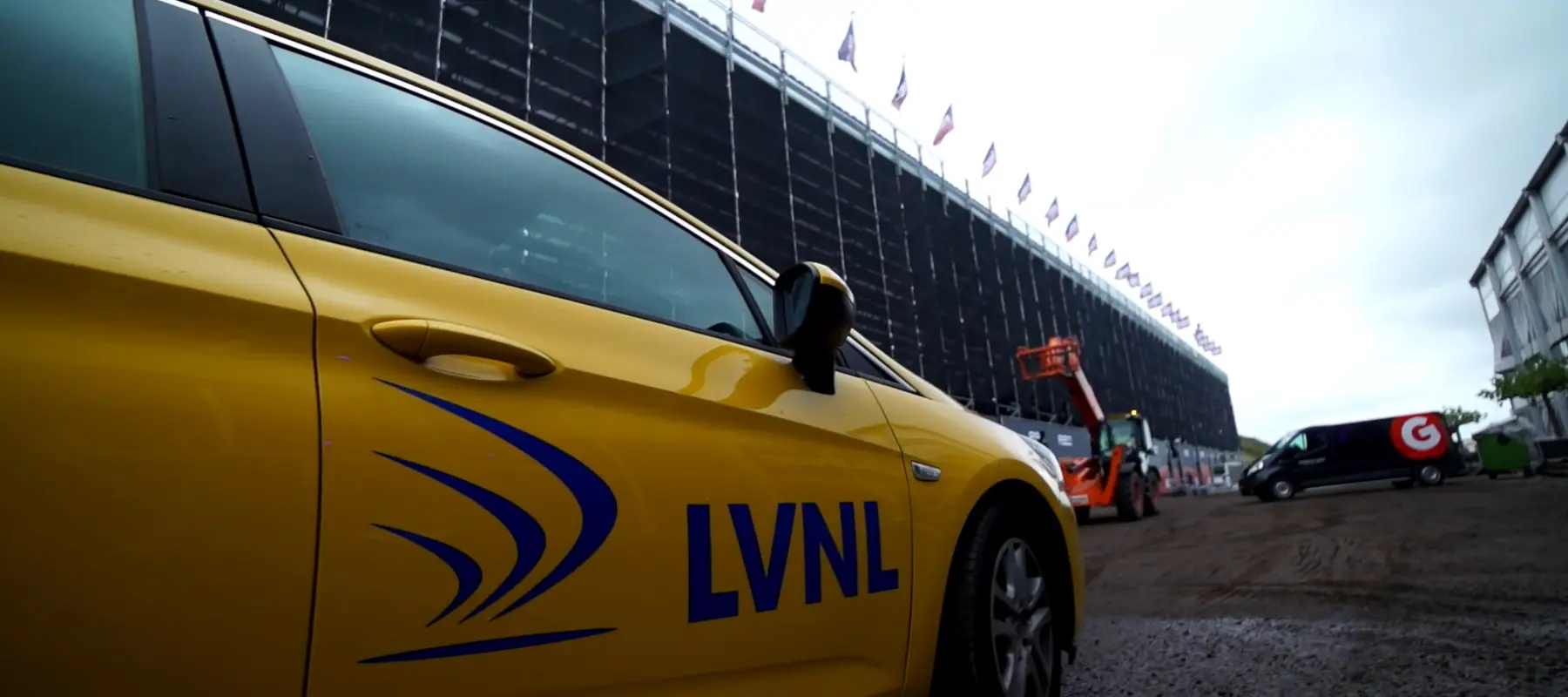 LVNL auto op circuit Zandvoort