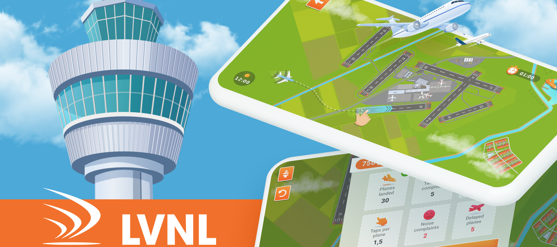 Schuilt er een luchtverkeersleider in jou? Met deze vernieuwde game kom je het te weten!